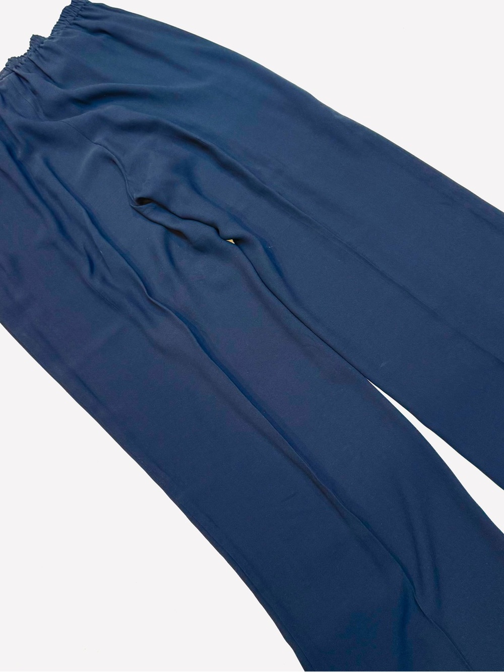 Eileen Fisher Men's Deep Navy Elastic-Waist Joggers